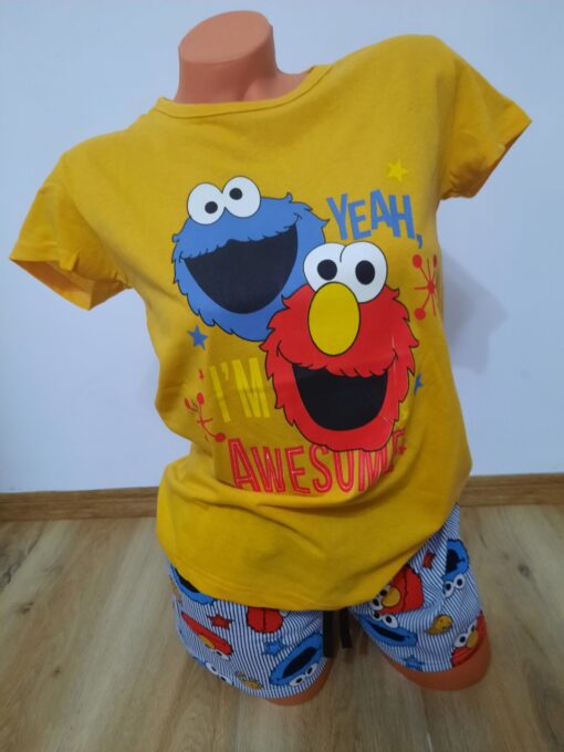 Pijama pentru Femei, 2 piese, Bumbac 100% - imagine 3