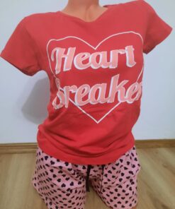 Pijama pentru Femei, 2 piese, Bumbac 100%