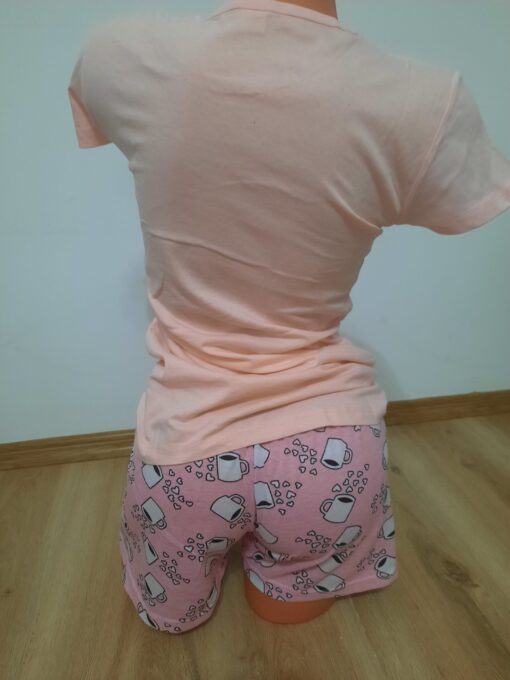 Pijama pentru Femei, 2 piese, Bumbac 100% - imagine 2