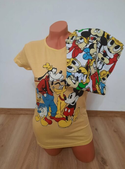 Pijama pentru Femei, 2 piese 100% bumbac - imagine 2
