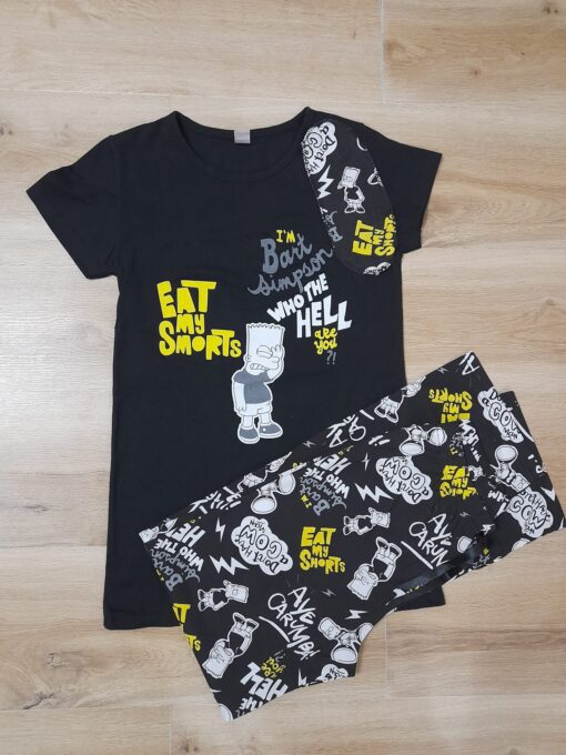 Pijama pentru Femei, 2 piese Bumbac 100% - imagine 2