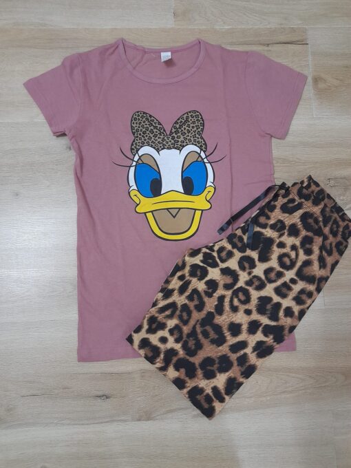 Pijama pentru Femei, 2 piese 100% bumbac - imagine 2