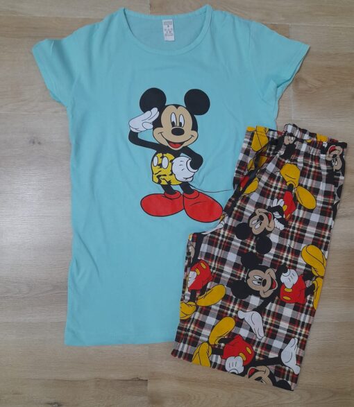 Pijama pentru Femei, 2 piese Bumbac 100% - imagine 2