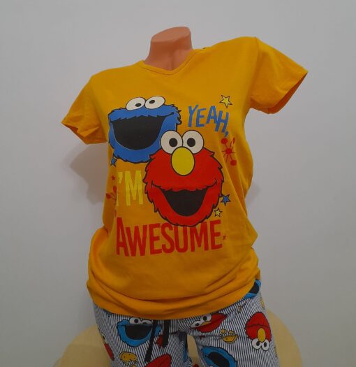 Pijama pentru Femei, 2 piese Bumbac 100%