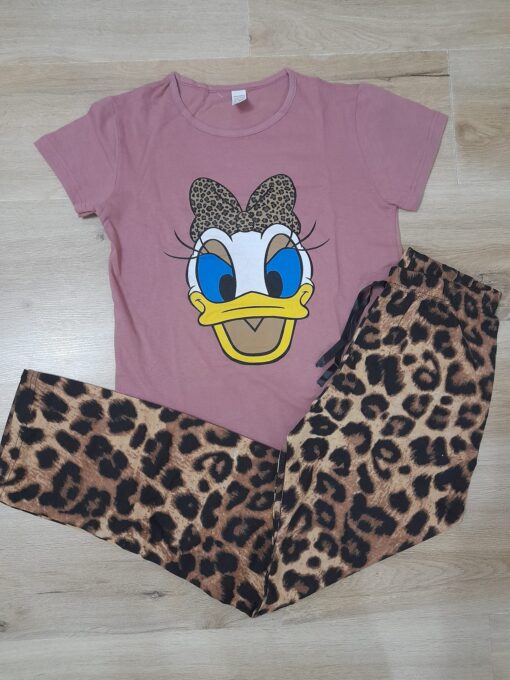 Pijama pentru Femei, 2 piese 100% bumbac - imagine 3
