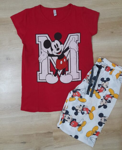 Pijama pentru Femei, 2 piese Bumbac 100% - imagine 2