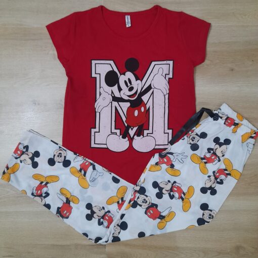 Pijama pentru Femei, 2 piese Bumbac 100% - imagine 3