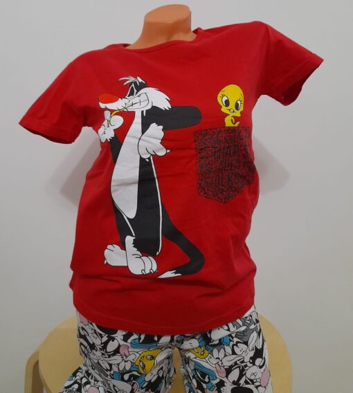 Pijama pentru Femei, 2 piese Bumbac 100%