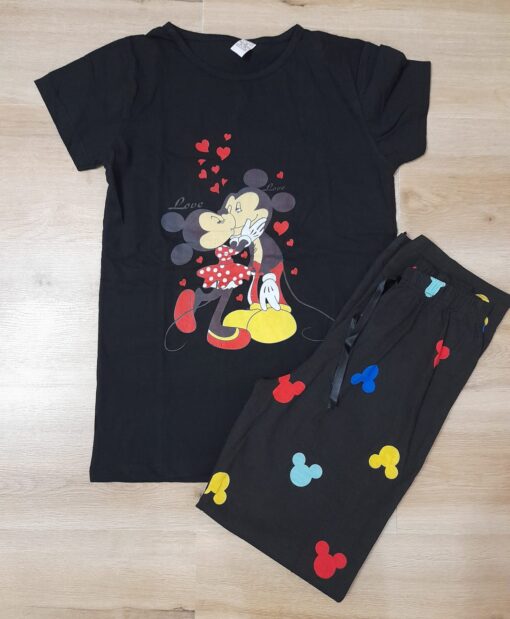 Pijama pentru Femei, 2 piese Bumbac 100% - imagine 2