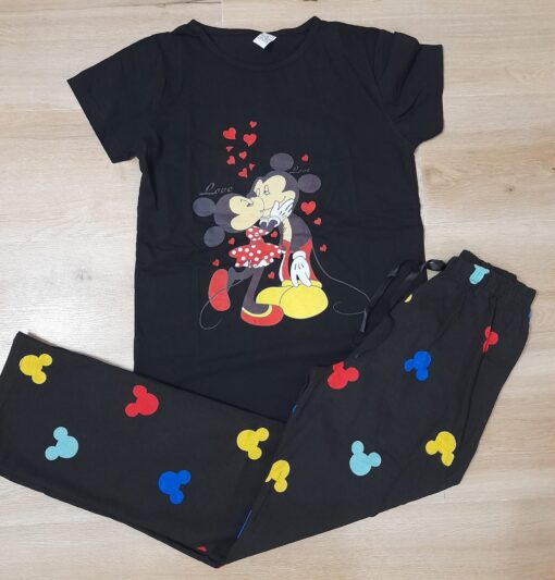 Pijama pentru Femei, 2 piese Bumbac 100% - imagine 3