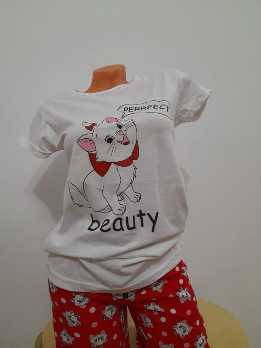 Pijama pentru Femei, 2 piese Bumbac 100%