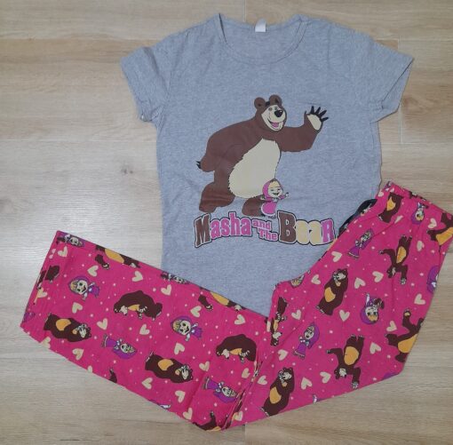 Pijama pentru Femei, 2 piese Bumbac 100% - imagine 3