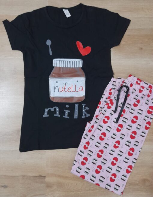 Pijama pentru Femei, 2 piese Bumbac 100% - imagine 2