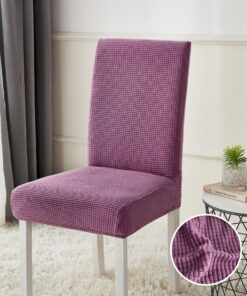 Set Huse Elastice pentru Scaun, Uni, Cocolino, 6 Piese, Cu Elastic, Lila,