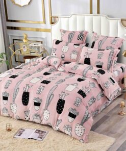 Set Lenjerie Pufoasa Cocolino, 6 Piese, Pat 2 Persoane-JOJO Home