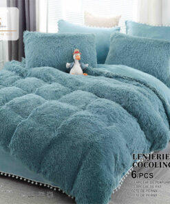 Set Lenjerie de Pat Pufoasa Fluffy 6 Piese JOJO Home