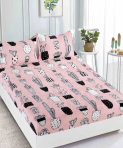 Set Husa de Pat Cocolino cu Elastic + 2 Fete de Perna, Pat 2 Persoane – JOJO Home