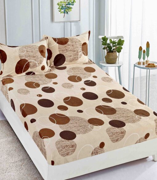 Set Husa de Pat Cocolino cu Elastic + 2 Fete de Perna, Pat 2 Persoane – JOJO Home