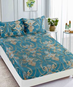 Set Husa de Pat Cocolino cu Elastic + 2 Fete de Perna, Pat 2 Persoane – JOJO Home
