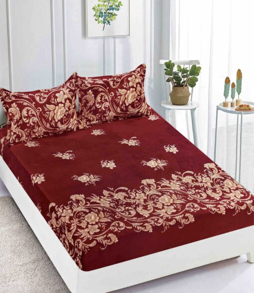 Set Husa de Pat Cocolino cu Elastic + 2 Fete de Perna, Pat 2 Persoane – JOJO Home