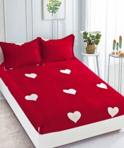 Set Husa de Pat Cocolino cu Elastic + 2 Fete de Perna, Pat 2 Persoane – JOJO Home