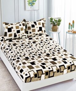 Set Husa de Pat Cocolino cu Elastic + 2 Fete de Perna, Pat 2 Persoane – JOJO Home