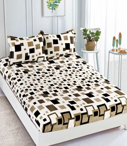 Set Husa de Pat Cocolino cu Elastic + 2 Fete de Perna, Pat 2 Persoane – JOJO Home
