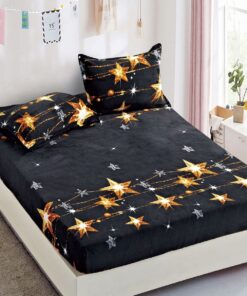 Set Husa de Pat Cocolino cu Elastic + 2 Fete de Perna, Pat 2 Persoane – JOJO Home
