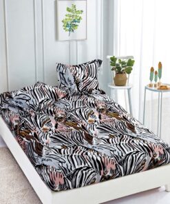 Set Husa de Pat Cocolino cu Elastic + 2 Fete de Perna, Pat 2 Persoane – JOJO Home