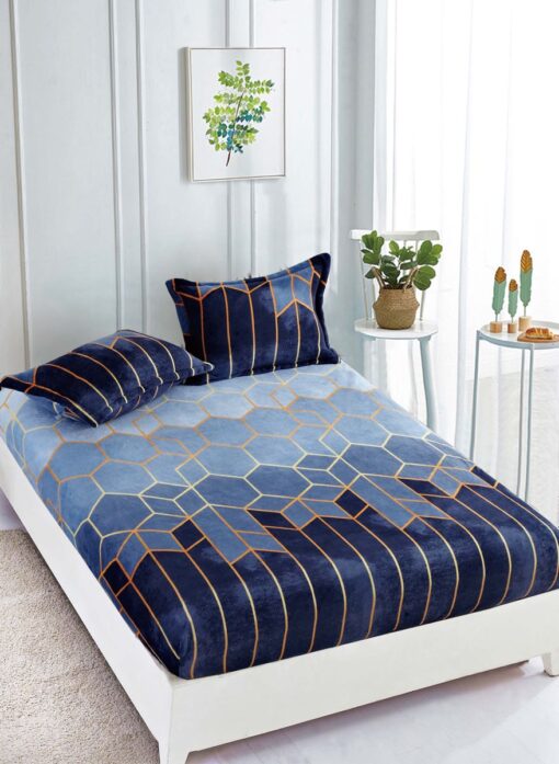 Set Husa de Pat Cocolino cu Elastic + 2 Fete de Perna, Pat 2 Persoane – JOJO Home