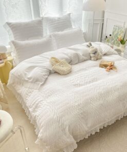 Lenjerie de pat Bumbac,Creponata,6 piese,JOJO Home