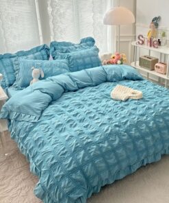 Lenjerie de pat Bumbac,Creponata,6 piese,JOJO Home