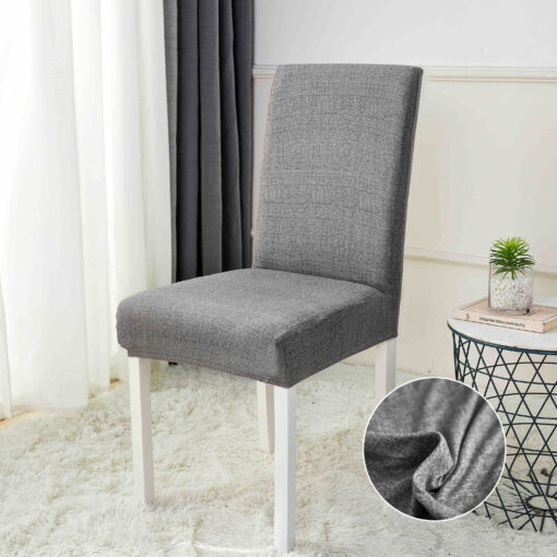 Set 6 Huse Elastice Scaun, Bumbac Elasticizat, JOJO Home