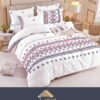 Lenjerie de pat Bumbac Finet 6 piese,Motiv Traditional,JOJO Home