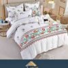 Lenjerie de pat Bumbac Finet 6 piese,Motiv Traditional,JOJO Home