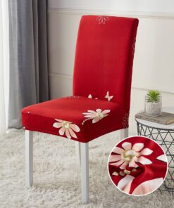 Set 4 Huse Elastice Scaun, Bumbac Elasticizat, JOJO Home