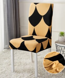 Set 4 Huse Elastice Scaun, Bumbac Elasticizat, JOJO Home