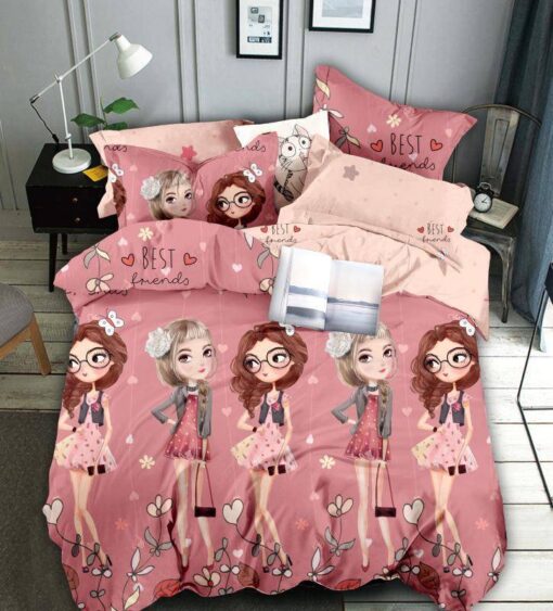 Lenjerie de pat Finet 4 piese, 1 Persoana JOJO Home