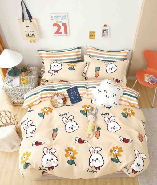 Lenjerie de pat Finet 4 piese, 1 Persoana JOJO Home