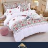 Lenjerie de pat Finet 4 piese, 1 Persoana,Motive Traditionale,JOJO Home