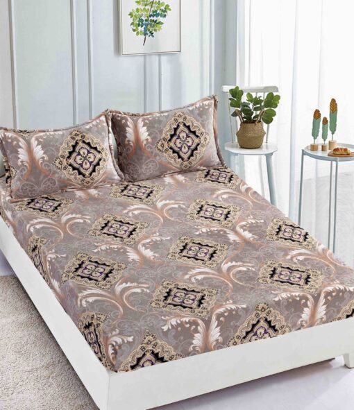 Set Husa de Pat Cocolino cu Elastic + 2 Fete de Perna, Pat 2 Persoane – JOJO Home