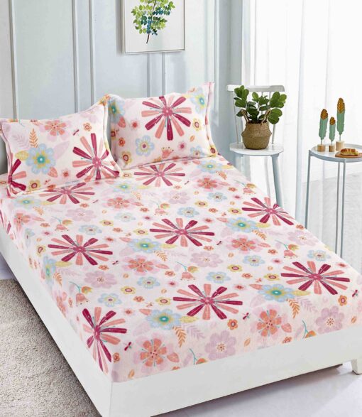 Set Husa de Pat Cocolino cu Elastic + 2 Fete de Perna, Pat 2 Persoane – JOJO Home