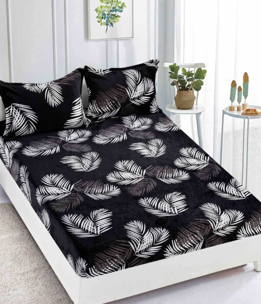 Set Husa de Pat Cocolino cu Elastic + 2 Fete de Perna, Pat 2 Persoane – JOJO Home