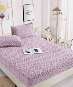 Husa Cocolino tip Tricot, cu Elastic+2 Fete de Perna,Jojo Home