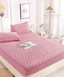 Husa Cocolino tip Tricot, cu Elastic+2 Fete de Perna,Jojo Home