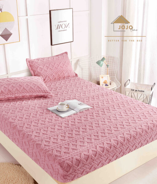 Husa Cocolino tip Tricot, cu Elastic+2 Fete de Perna,Jojo Home