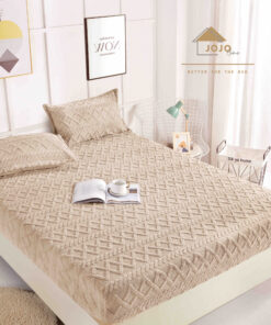 Husa Cocolino tip Tricot, cu Elastic+2 Fete de Perna,Jojo Home