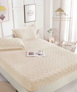 Husa Cocolino tip Tricot, cu Elastic+2 Fete de Perna,Jojo Home