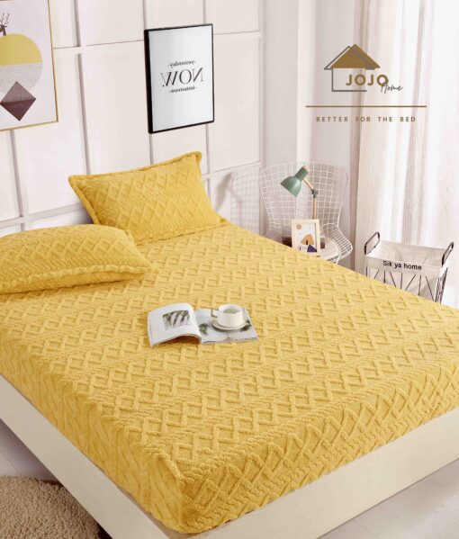 Husa Cocolino tip Tricot, cu Elastic+2 Fete de Perna,Jojo Home