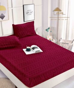 Husa Cocolino tip Tricot, cu Elastic+2 Fete de Perna,Jojo Home